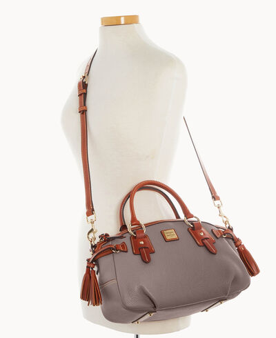 Pebble Grain Medium Mail Satchel
