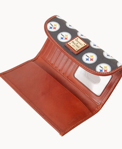 NFL Steelers Continental Clutch