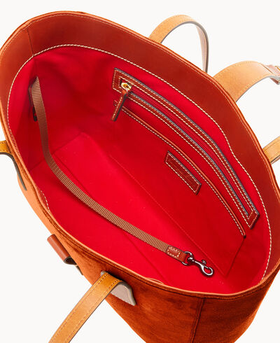 Suede Small Shannon Tote