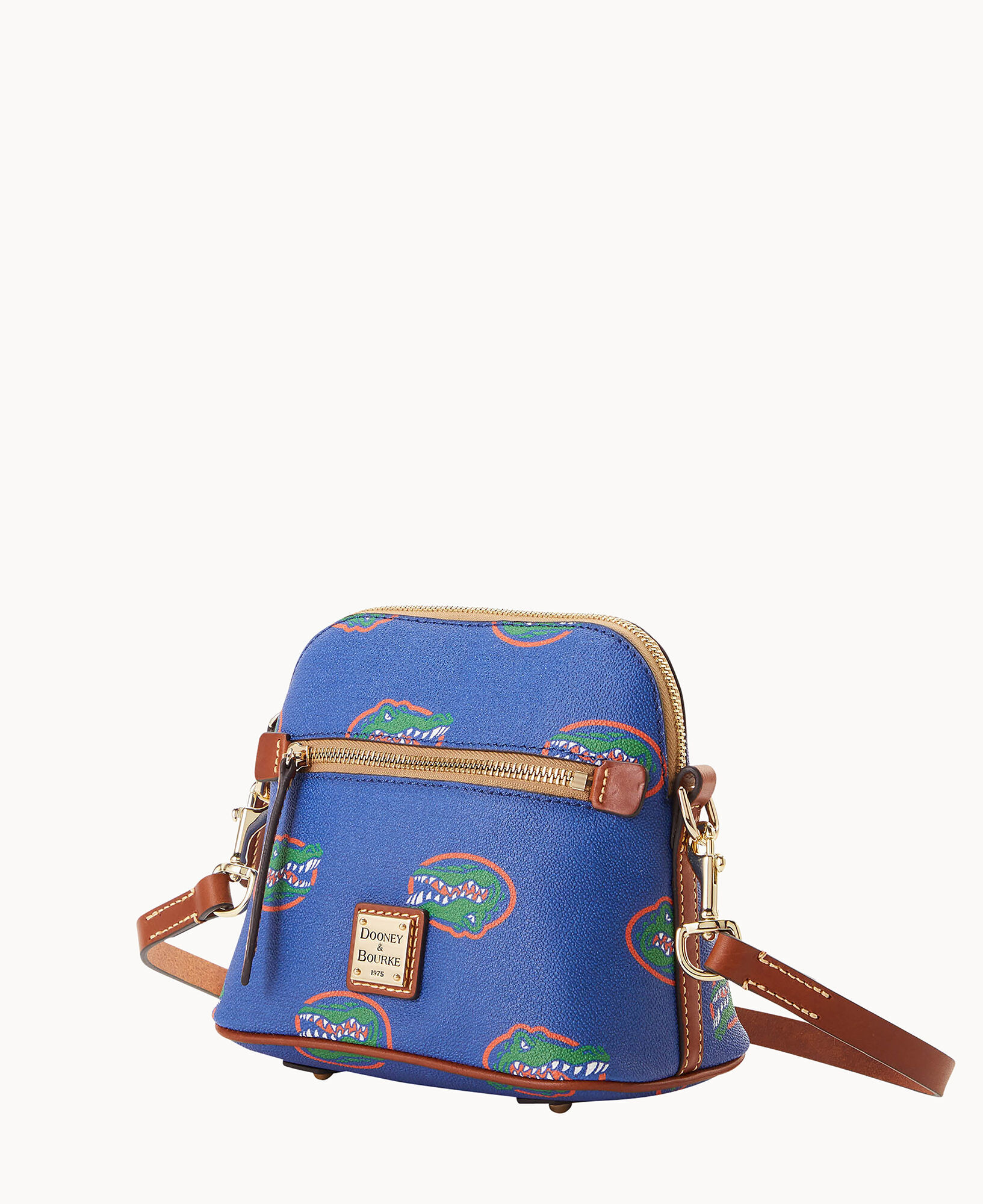 Dooney Bourke Women s Collegiate University of Florida Domed Crossbody Coated Cotton Shoulder Bag
