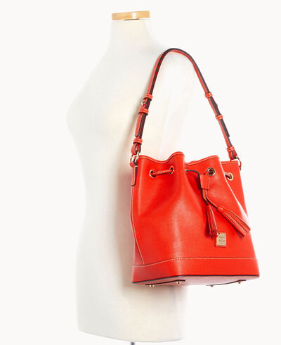 Saffiano Drawstring