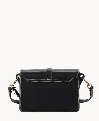 Saffiano Small Flap Crossbody