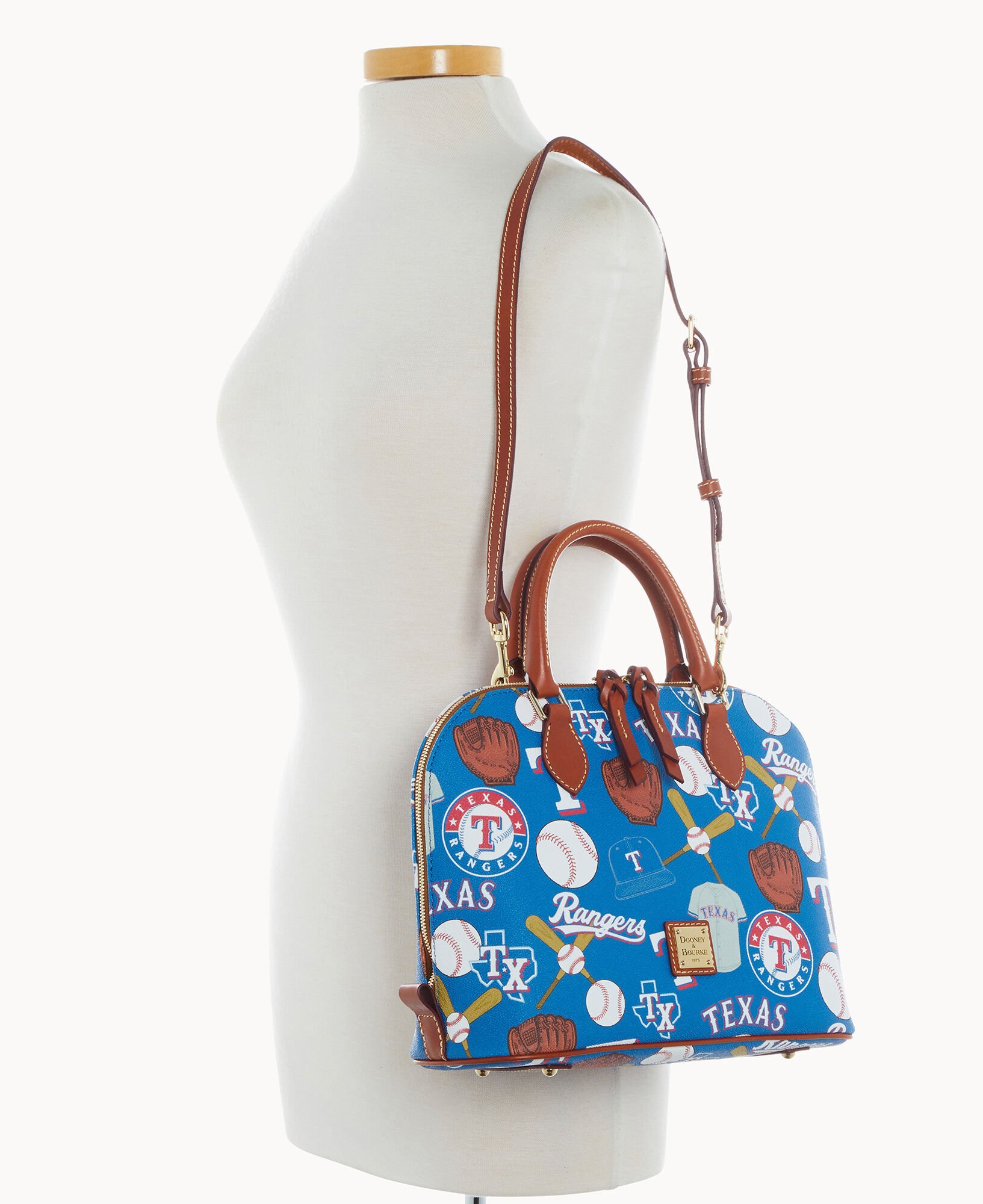 Dooney & Bourke MLB Rangers Zip Zip Satchel
