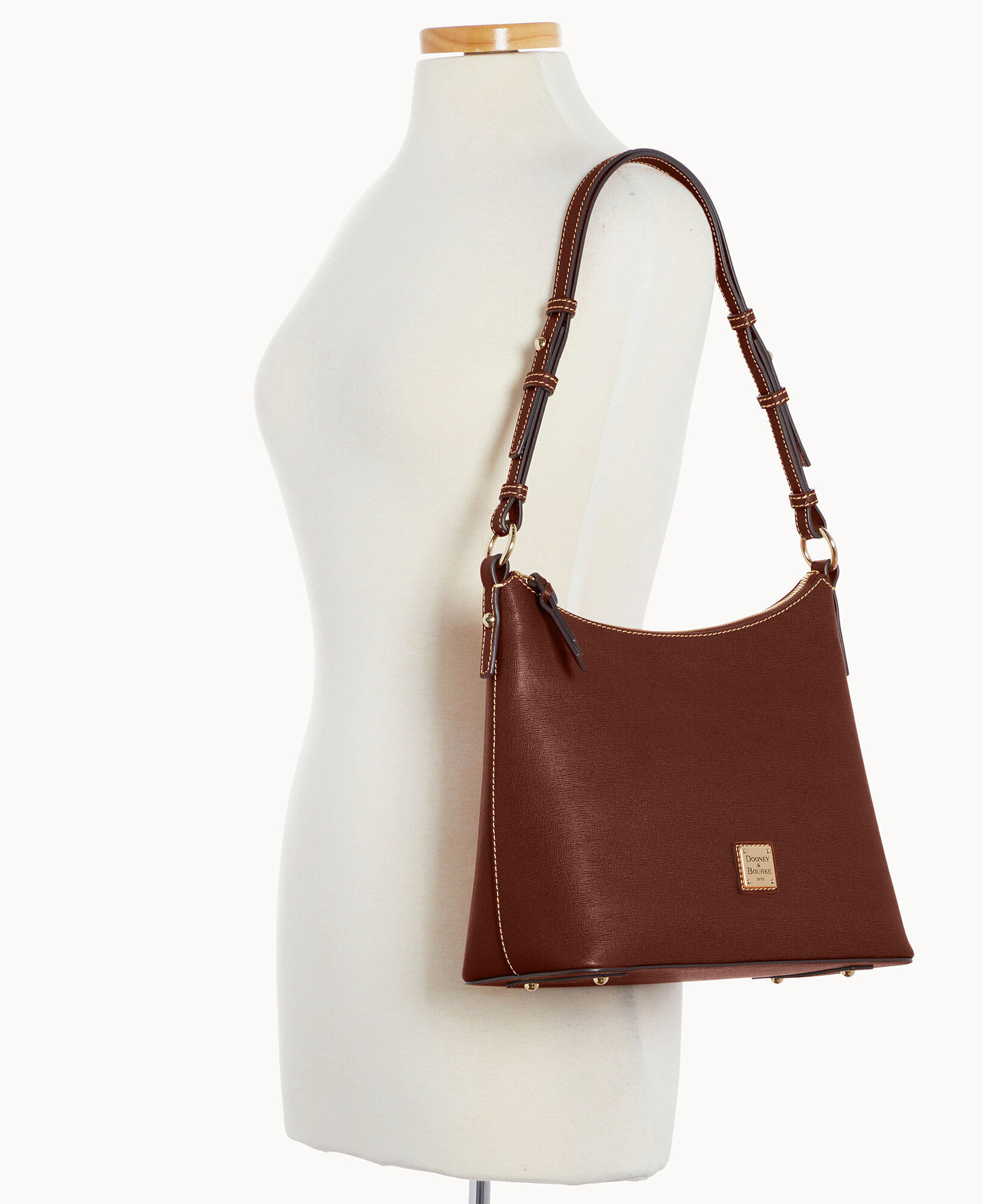 Dooney and outlet bourke saffiano hobo
