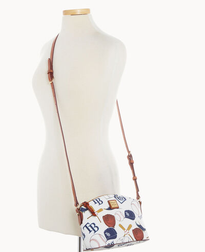MLB Rays Suki Crossbody Med Wristlet