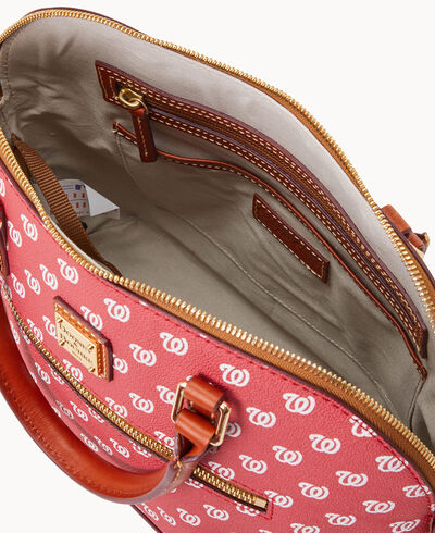 MLB Nationals Domed Zip Satchel