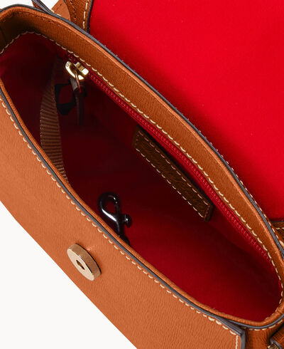 Saffiano Saddle Bag
