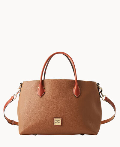 Pebble Grain Large Handle Tote