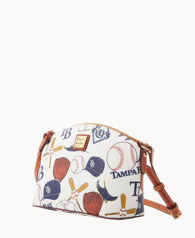 MLB Rays Suki Crossbody Med Wristlet