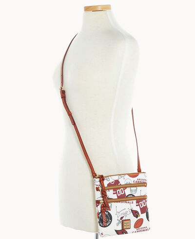 NFL AZ Cardinals N S Triple Zip Crossbody