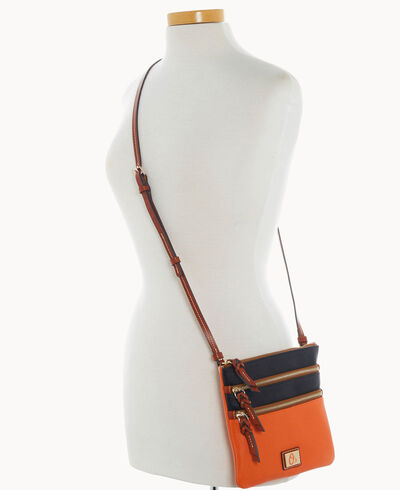 MLB Orioles Triple Zip Crossbody