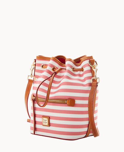 Sullivan Coated Cotton Small Drawstring Crossbody
