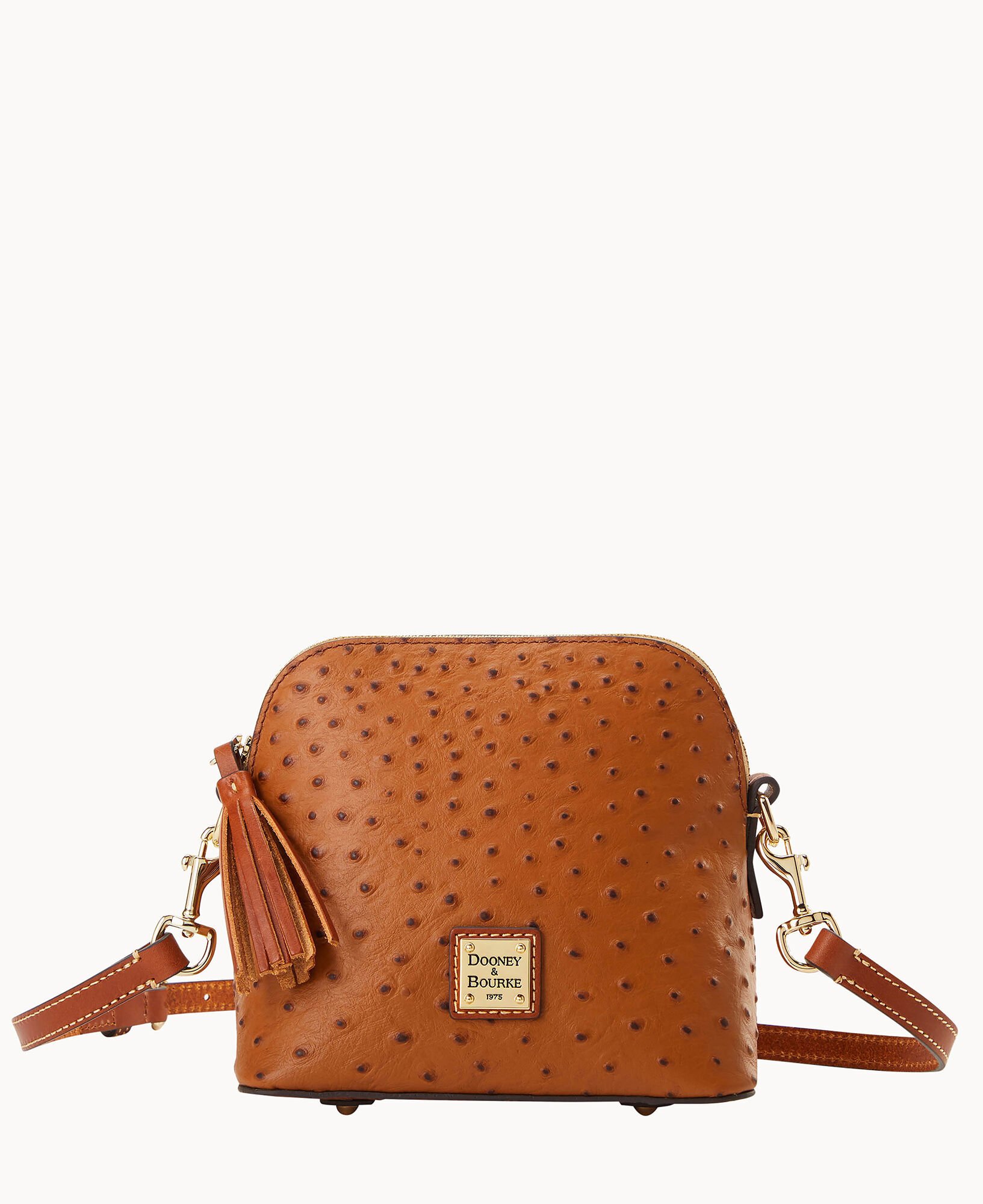 Dooney Bourke Ostrich Domed Crossbody