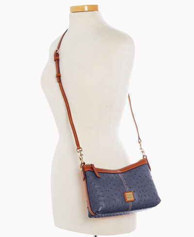Ostrich Crossbody Pouch