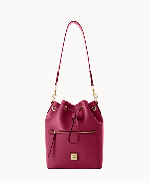 Saffiano Drawstring