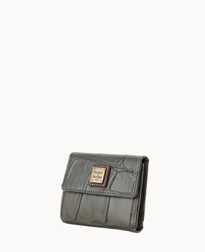 Denison Small Flap Credit Card Wallet