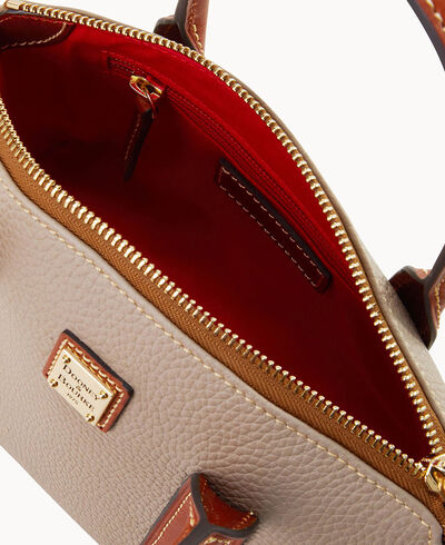 Pebble Grain Small Madeline Satchel