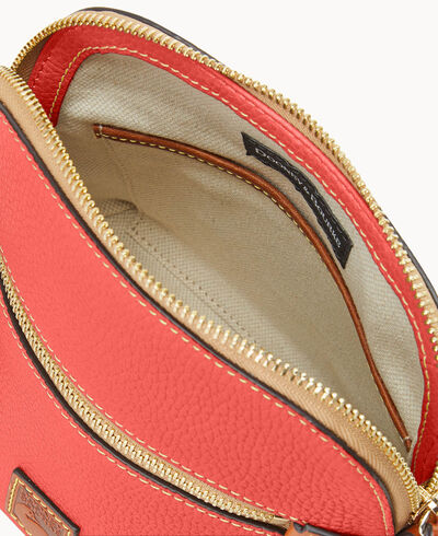 Pebble Grain Domed Crossbody