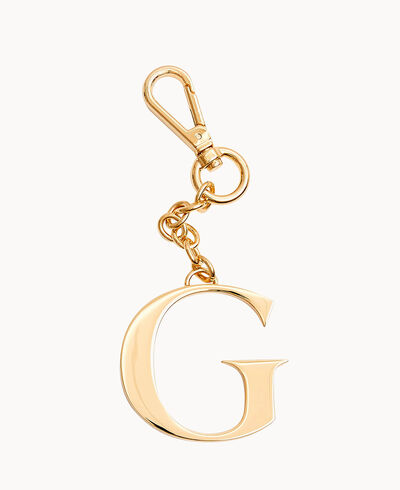 Monogram Pendant Key Chain Letter G