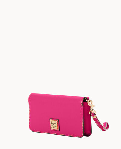 Saffiano Fey Phone Wristlet