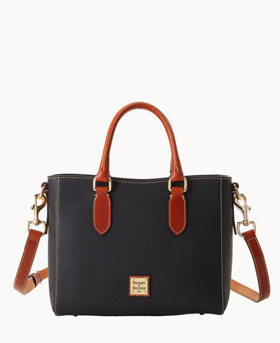 Pebble Grain Top Handle Tote