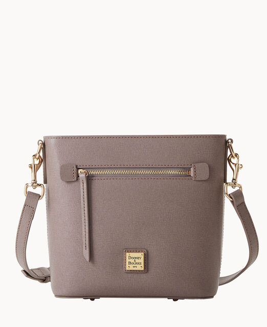 Saffiano Small Zip Crossbody