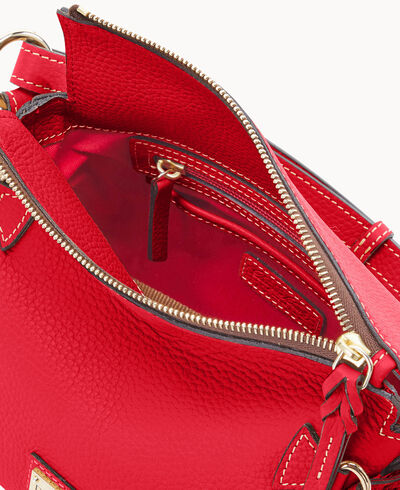 Pebble Grain Tassel Shoulder Bag