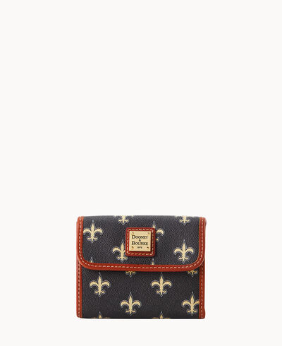NFL Saints Flap Credit Card Wallet