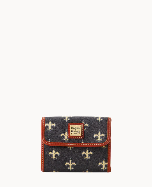 NFL Saints Flap Credit Card Wallet