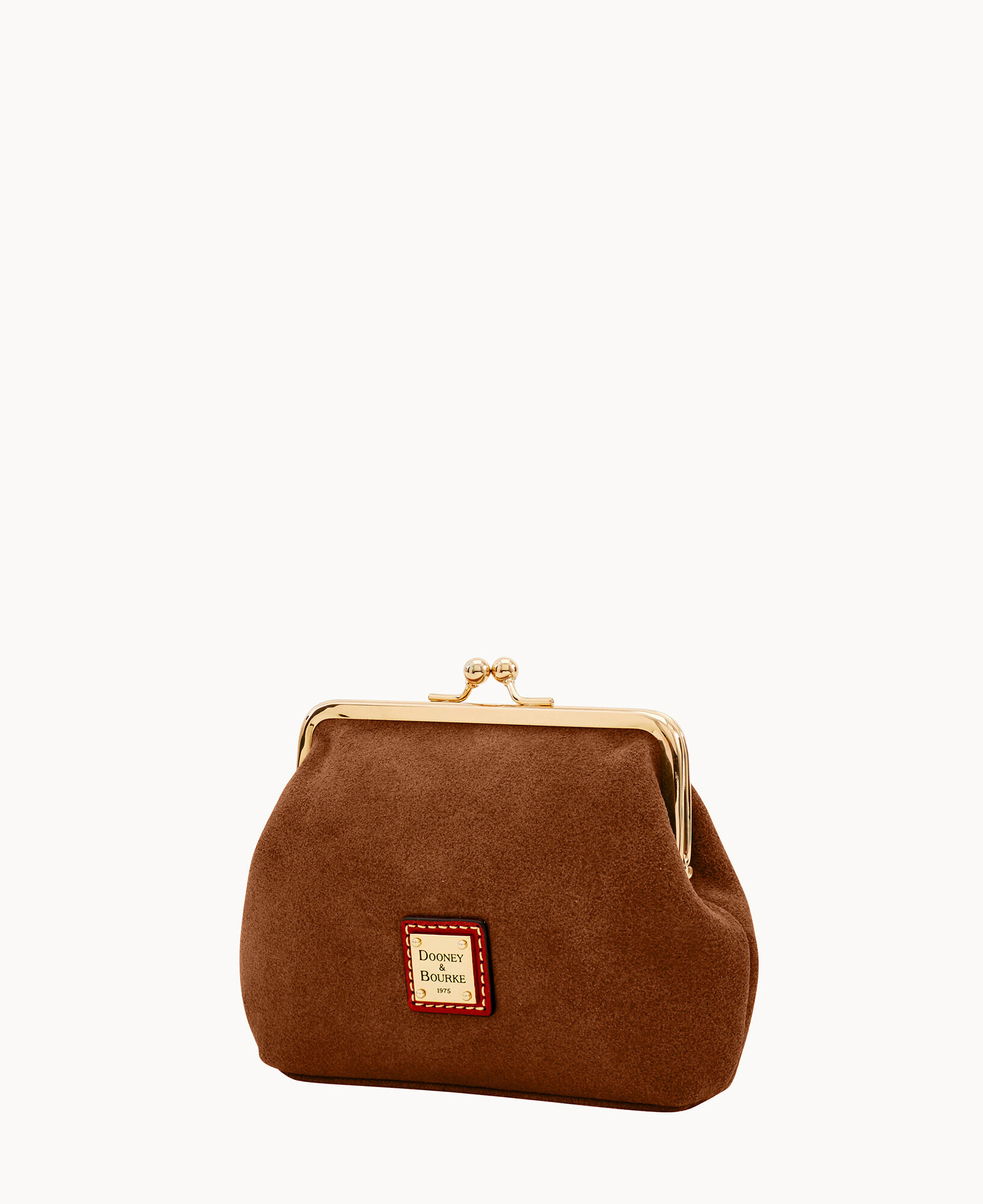 Dooney Bourke Suede Large Framed Purse