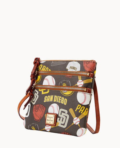 MLB Padres N S Triple Zip Crossbody