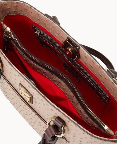 Ostrich Small Gretchen Tote