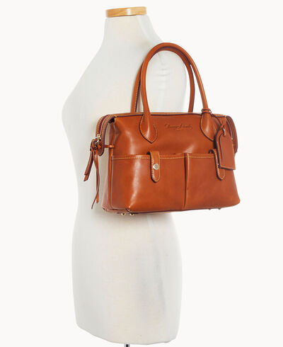 Florentine Small East West Satchel