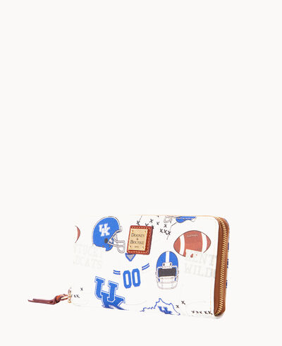 Collegiate University of Kentucky Large Zip Around Wristlet