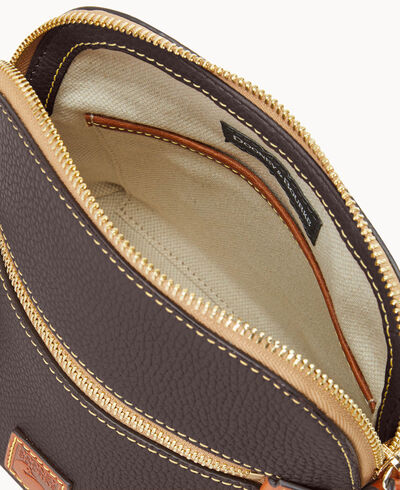 Pebble Grain Domed Crossbody