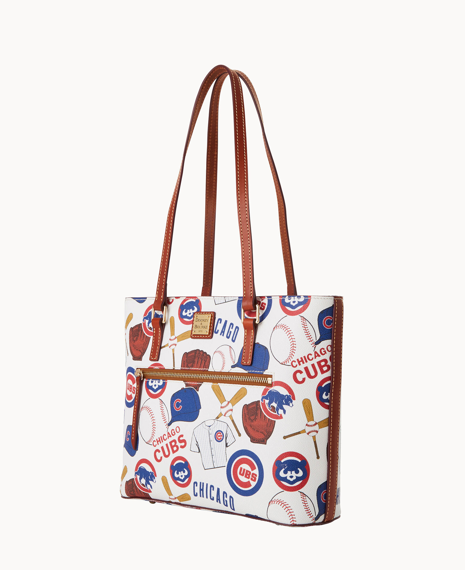 Chicago Cubs Dooney & Bourke Game Day Zip Tote Bag