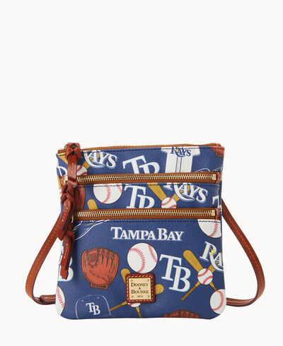 MLB Rays North South Triple Zip Crossbody