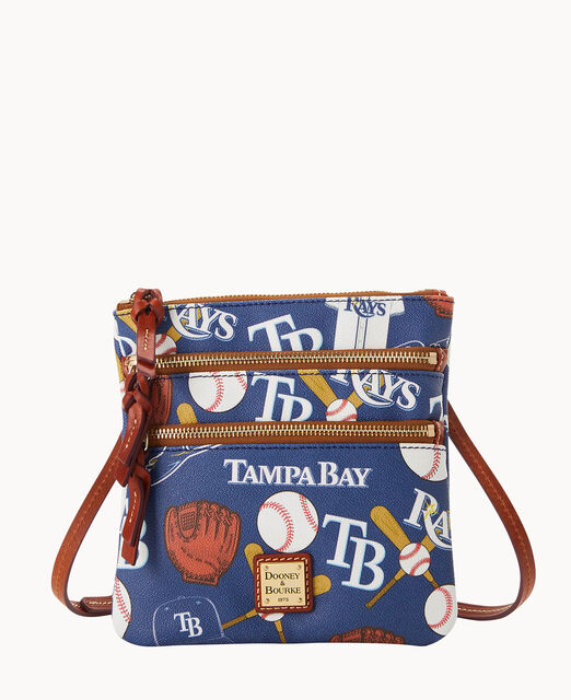 MLB Rays N S Triple Zip Crossbody