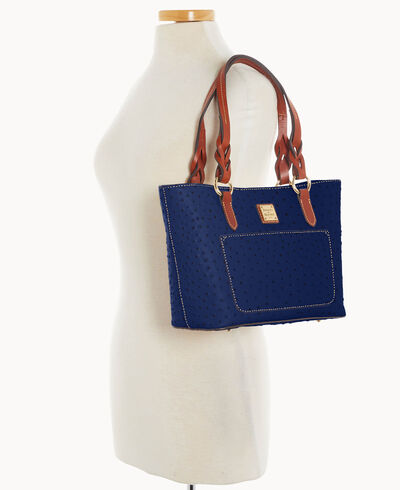 Ostrich Small Gretchen Tote