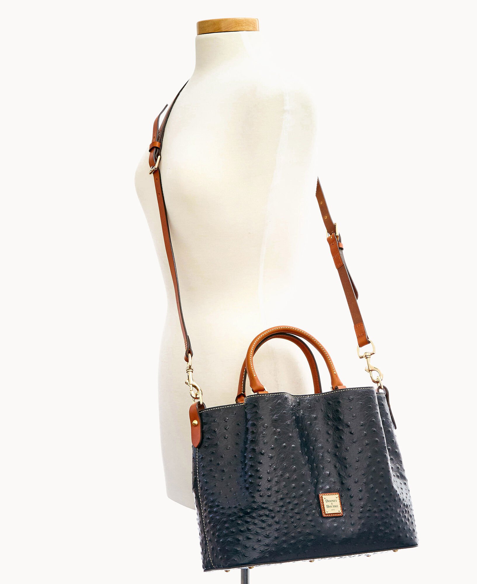 Dooney and bourke barlow ostrich best sale