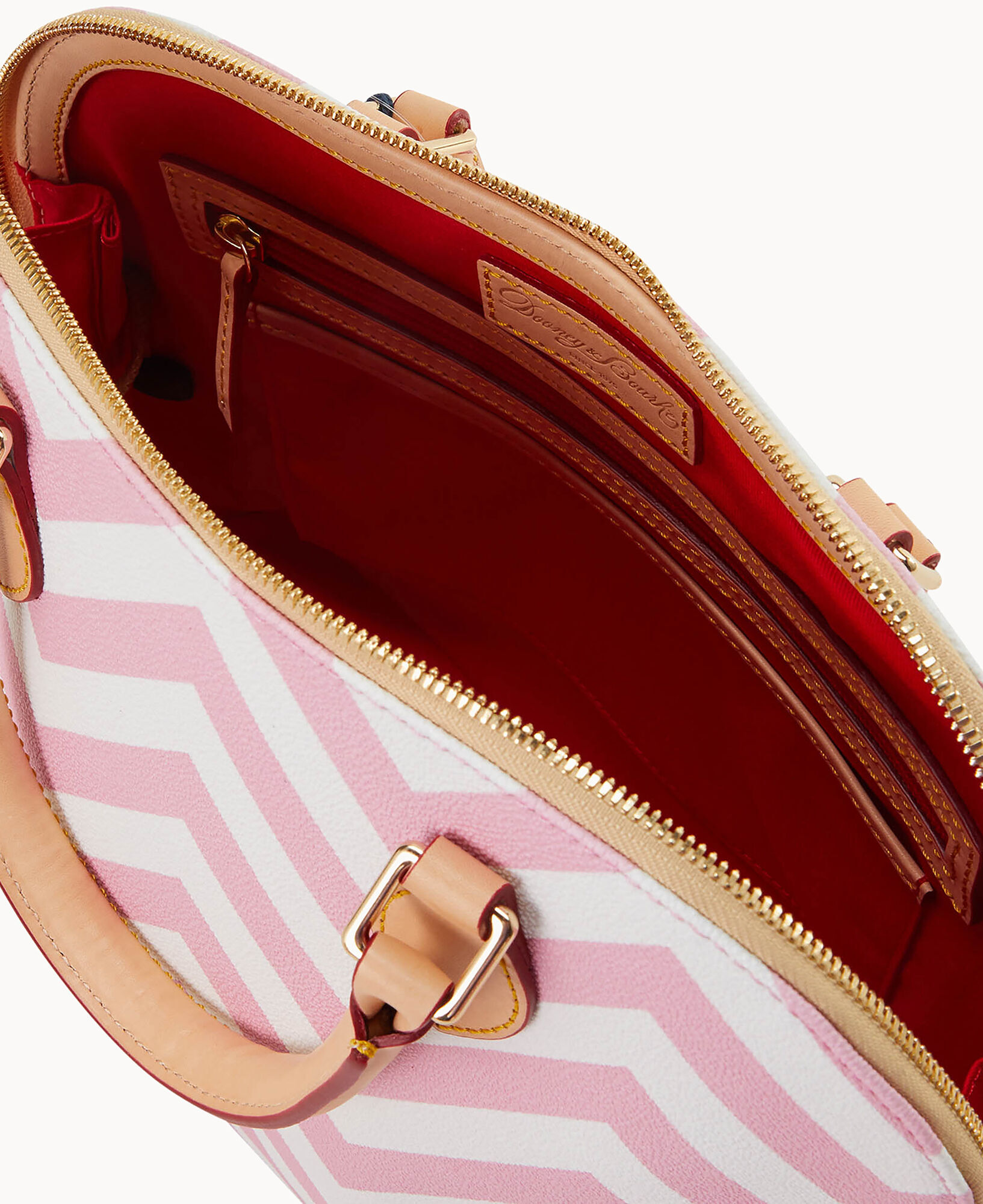 Dooney Bourke Chevron Zip Zip Satchel