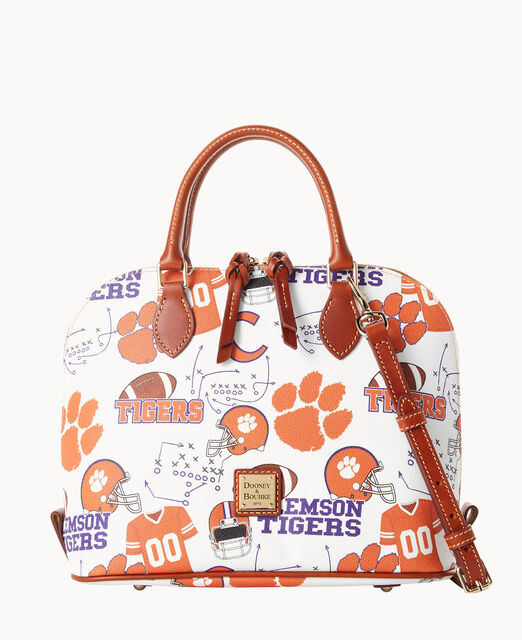 Collegiate Clemson Zip Zip Satchel