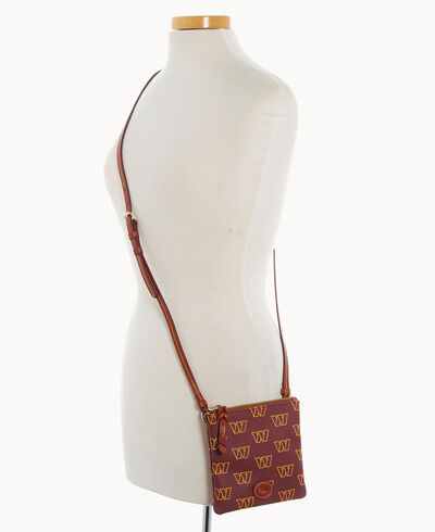 NFL Commanders Small North South Top Zip Crossbody