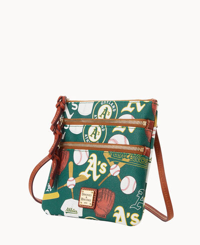 MLB Athletics N S Triple Zip Crossbody