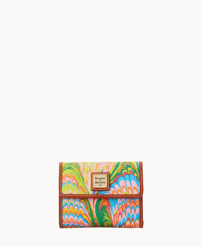 Plumes Small Flap Wallet