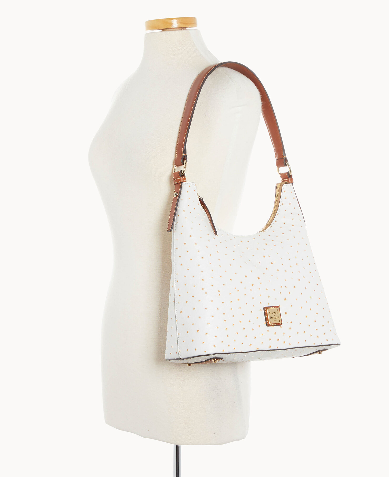 Dooney & bourke ostrich embossed 75th anniversary hobo bag new arrivals