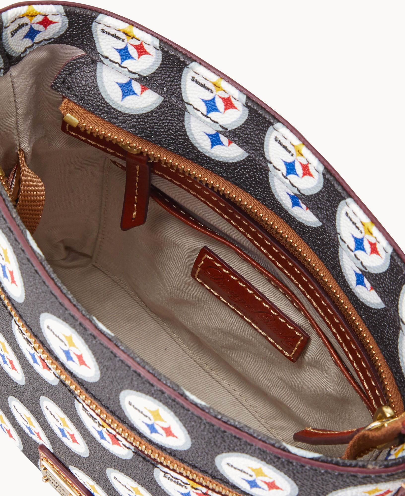 Dooney & Bourke NFL Baltimore Ravens Small Zip Crossbody Shoulder Bag