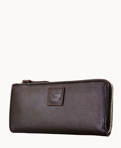 Florentine Zip Clutch