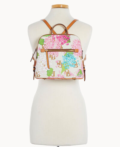 Hydrangea Monogram Backpack