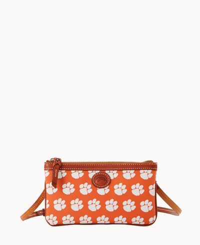 Collegiate Clemson University Large Slim Crossbody